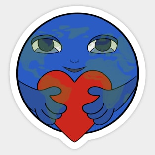 Love the earth Sticker